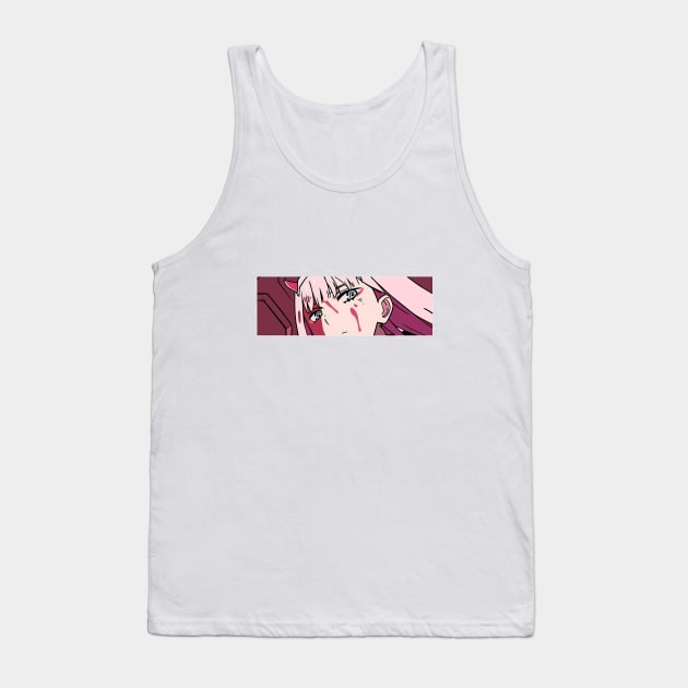 Zero two Tank Top by Vhitostore